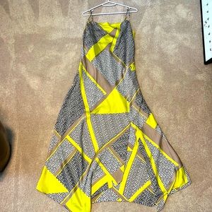 Express spaghetti strap dress with slit